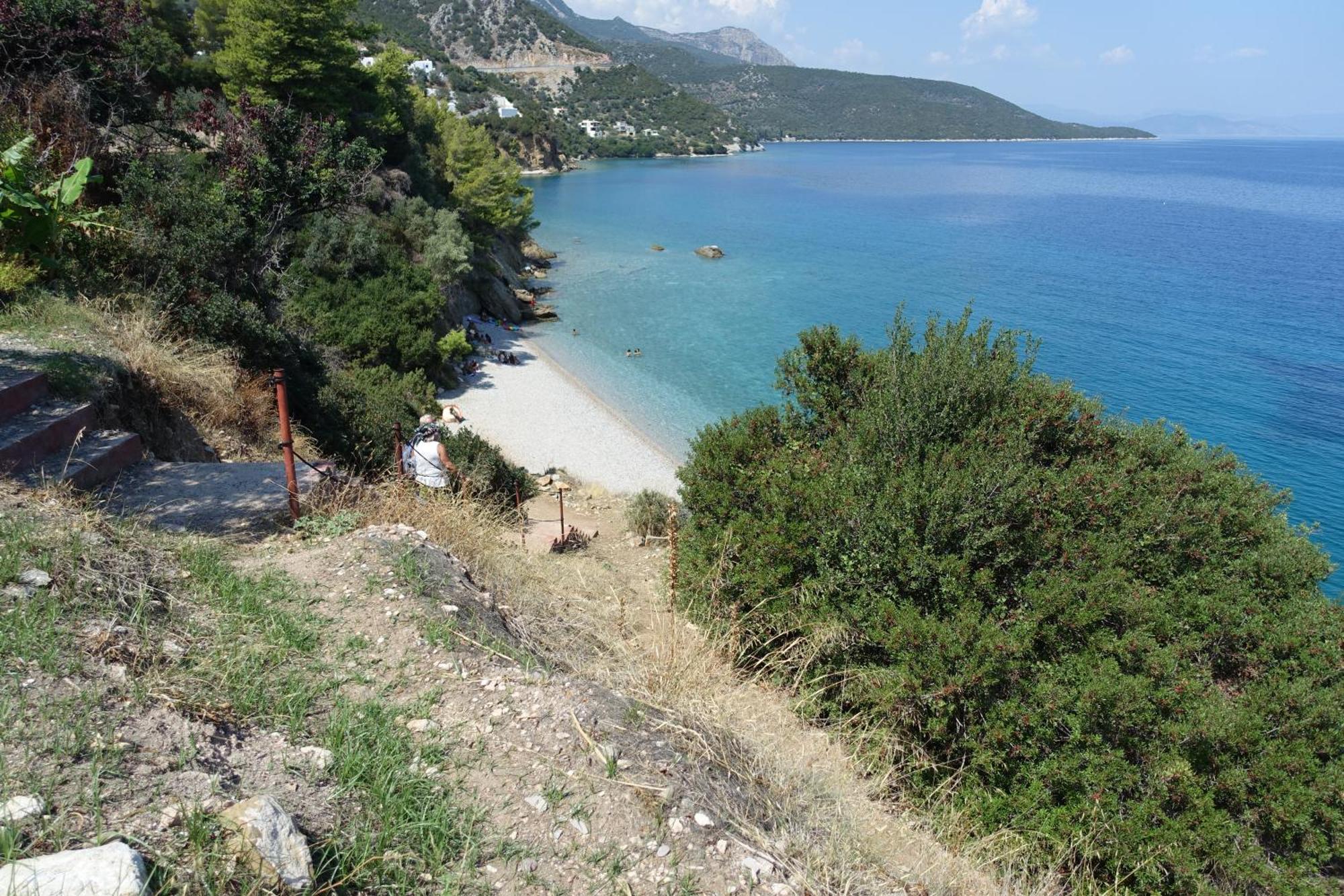 Studio In Villa In Kalloni Direkt Am Meer Exterior foto